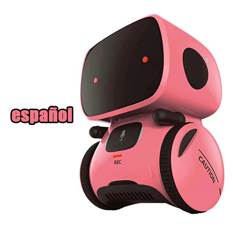 Toy Robot Intelligent Robots Russian & English & Spanish Version Voice & Touch control Toys Interactive Educational RC Robot - Kergle