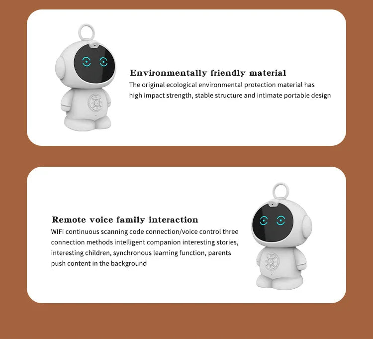2026 Smart AI Robot WiFi Early Education Toys for Children Speech Recognition & Voice Interactive Educational Learning Machine