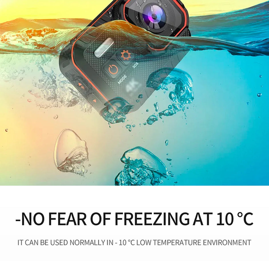 Action Camera 4K60FPS WiFi Anti-shake Action Camera With Remote Control Screen Waterproof Sport Camera drive recorder - Kergle