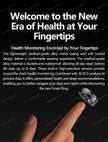New ECG Monitor Smart Ring 2025 Heart Rate Blood Oxygen Health Monitoring Multi-sport Mode Temperature 3ATM Waterproof Smartring - Kergle