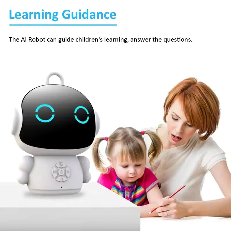 2026 Smart AI Robot WiFi Early Education Toys for Children Speech Recognition & Voice Interactive Educational Learning Machine - Kergle