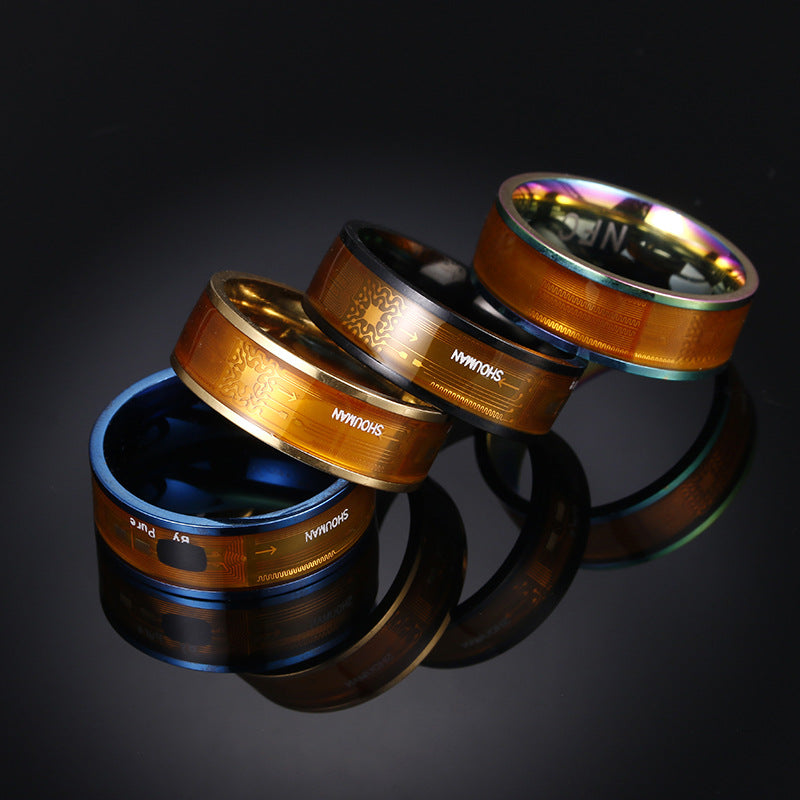 Nfc Smart Ring Portable Compact Wearing Id Recognition Device Multifunctional Nfc Smart Ring Women Men Nfc Ring Smart Bracelet