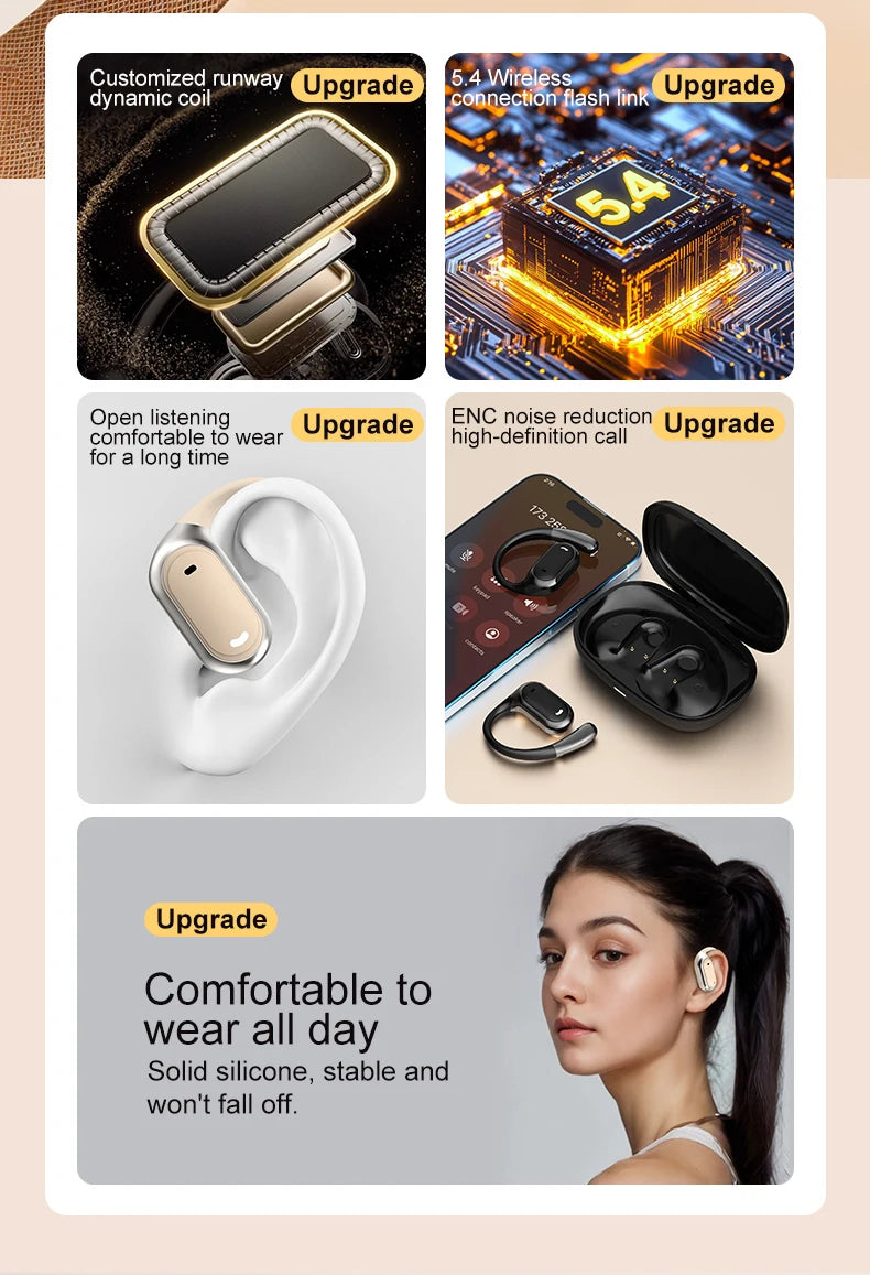 Oakenly AI Translator Headphones – 144-Language Real-Time Translation