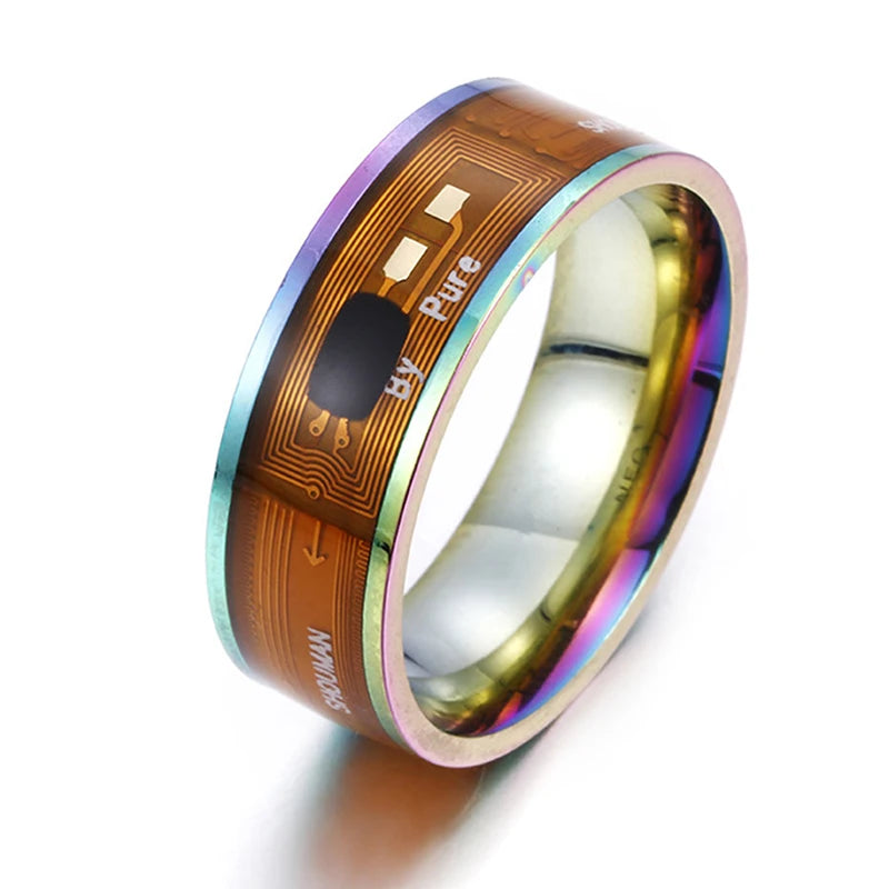 Nfc Smart Ring Portable Compact Wearing Id Recognition Device Multifunctional Nfc Smart Ring Women Men Nfc Ring Smart Bracelet