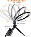 Selfie Ring Light Photography Fill Light Led Ring Lamp Remote Control Lamps For Mobile Phone Live Video Recording Live Broadcast - Kergle