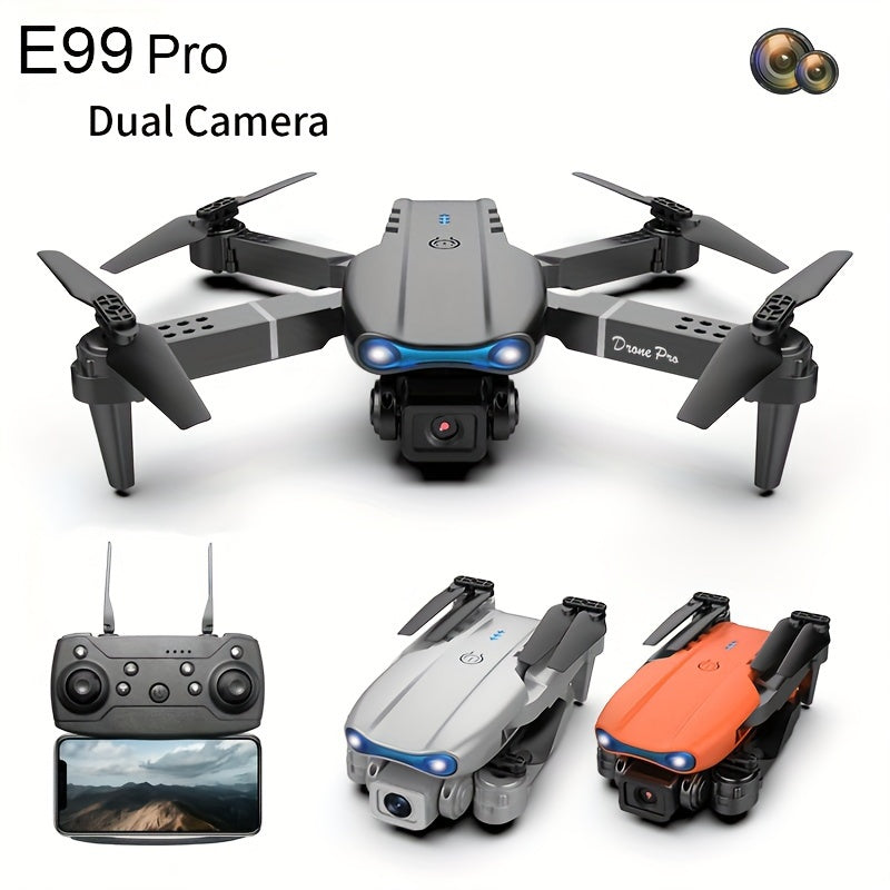 E99pro K3 Drone High-definition Aerial Photography Dual Camera Single Battery Optical Flow Fixed-point Hovering Quadcopter Remote Control Helicopter - Kergle